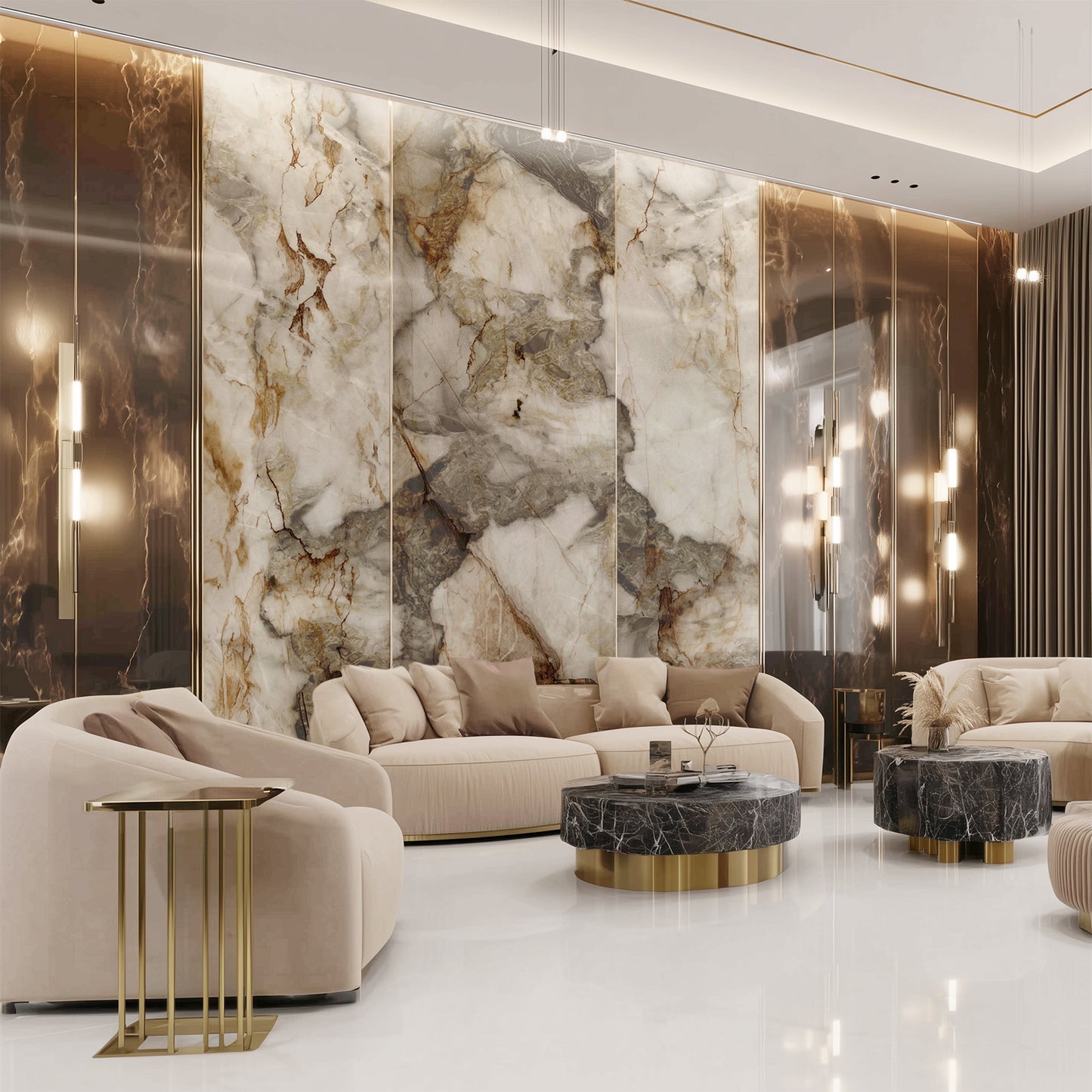 Modern wallpaper installation